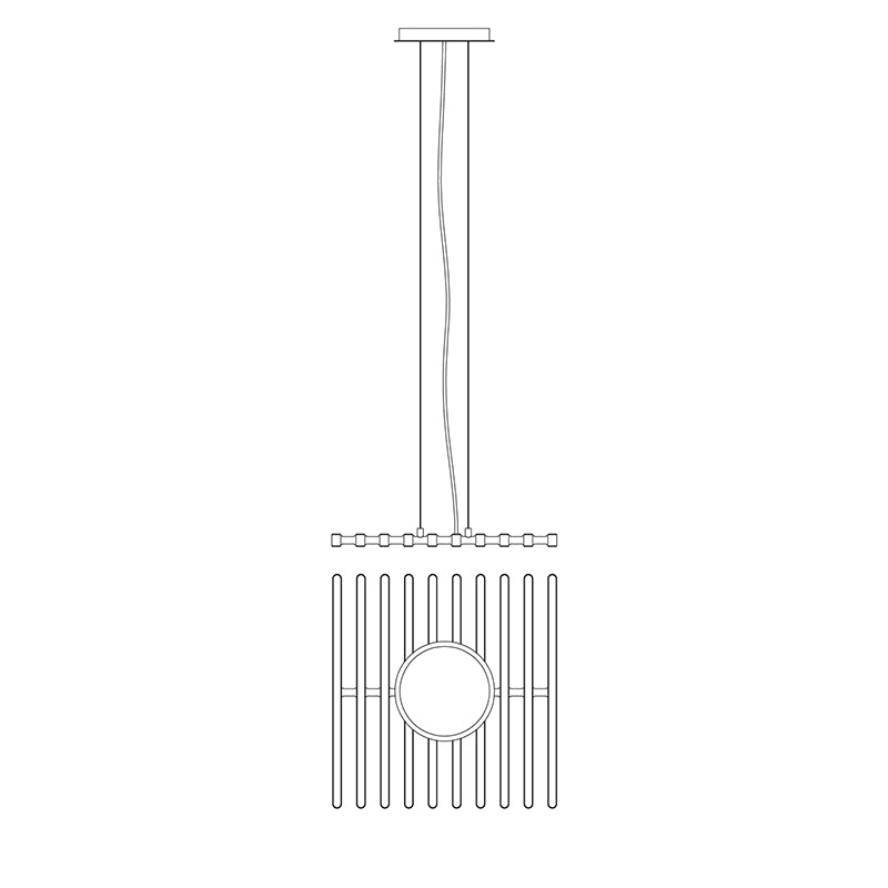 ピアノキー ブラックシャンデリア