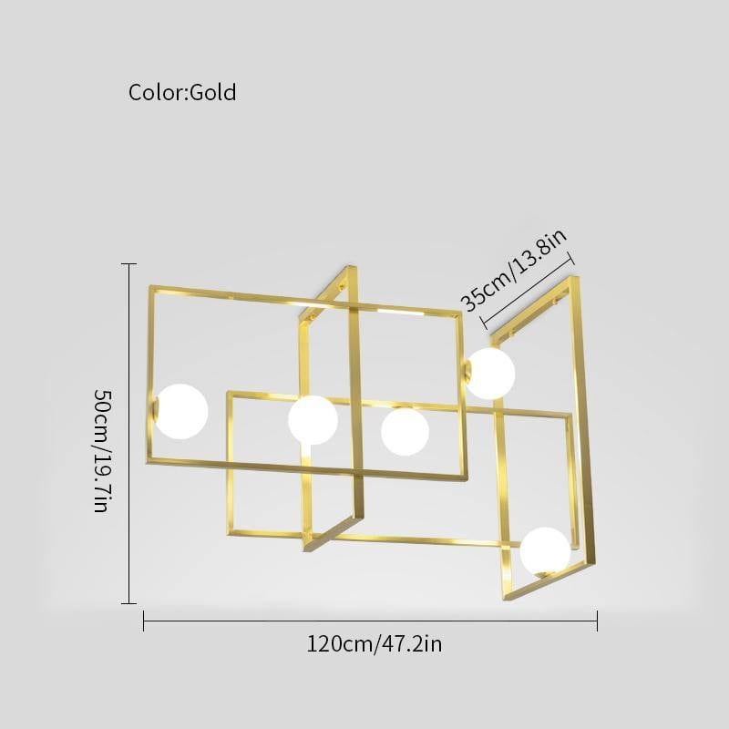 Mondrian Glass Ceiling Light