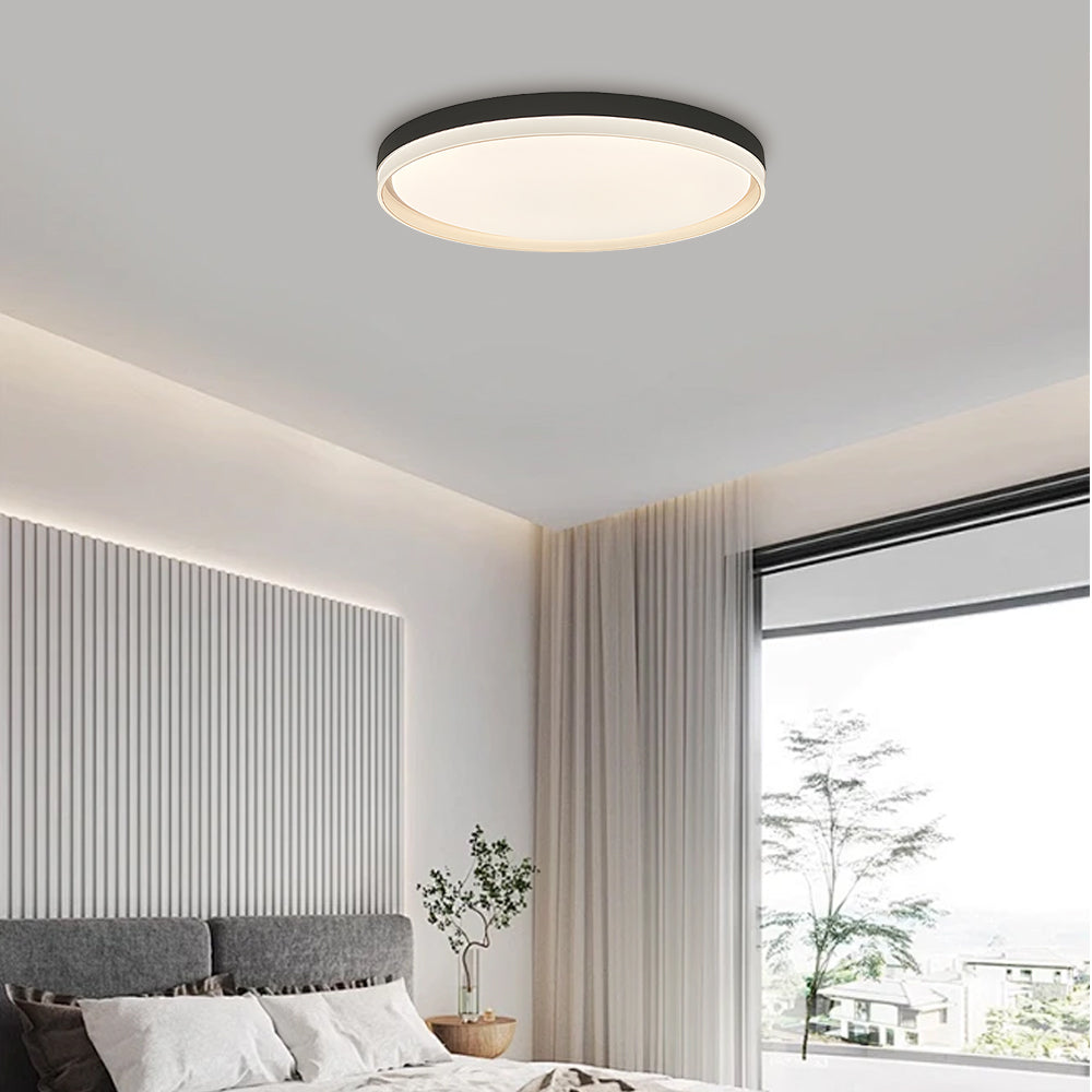 シンプルでミニマリストな超薄型フラッシュシーリングランプ