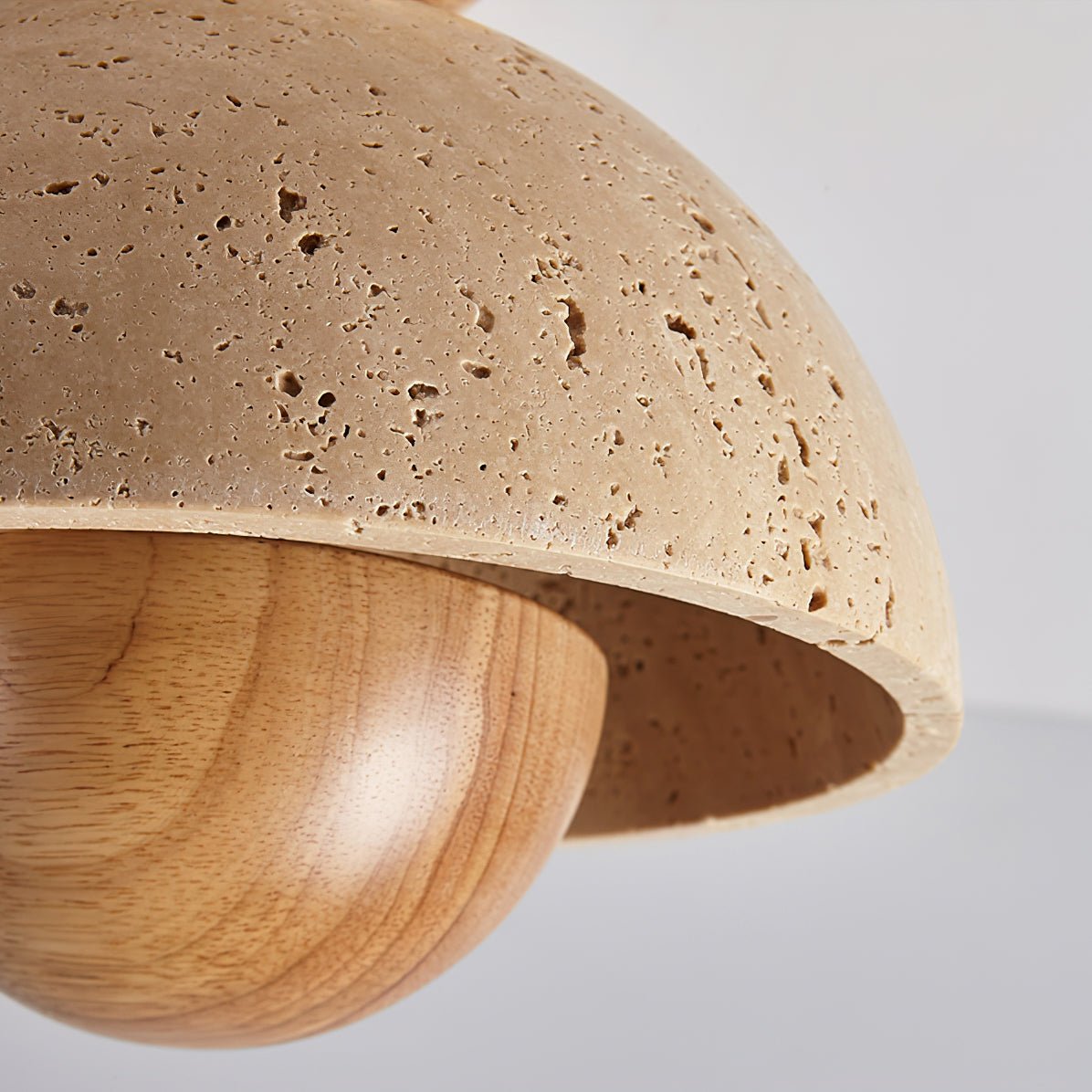 Flowerpot Travertine Ceiling Lamp