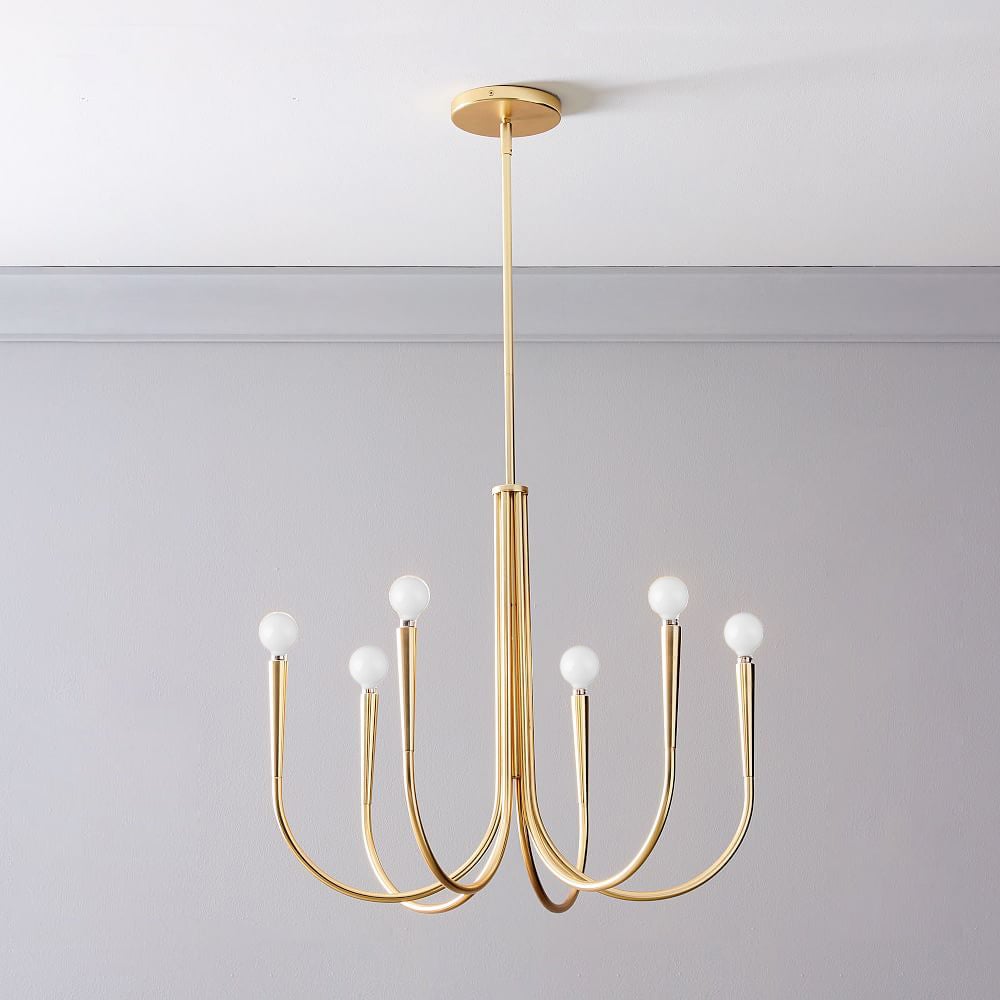 Swoop Arm Chandelier