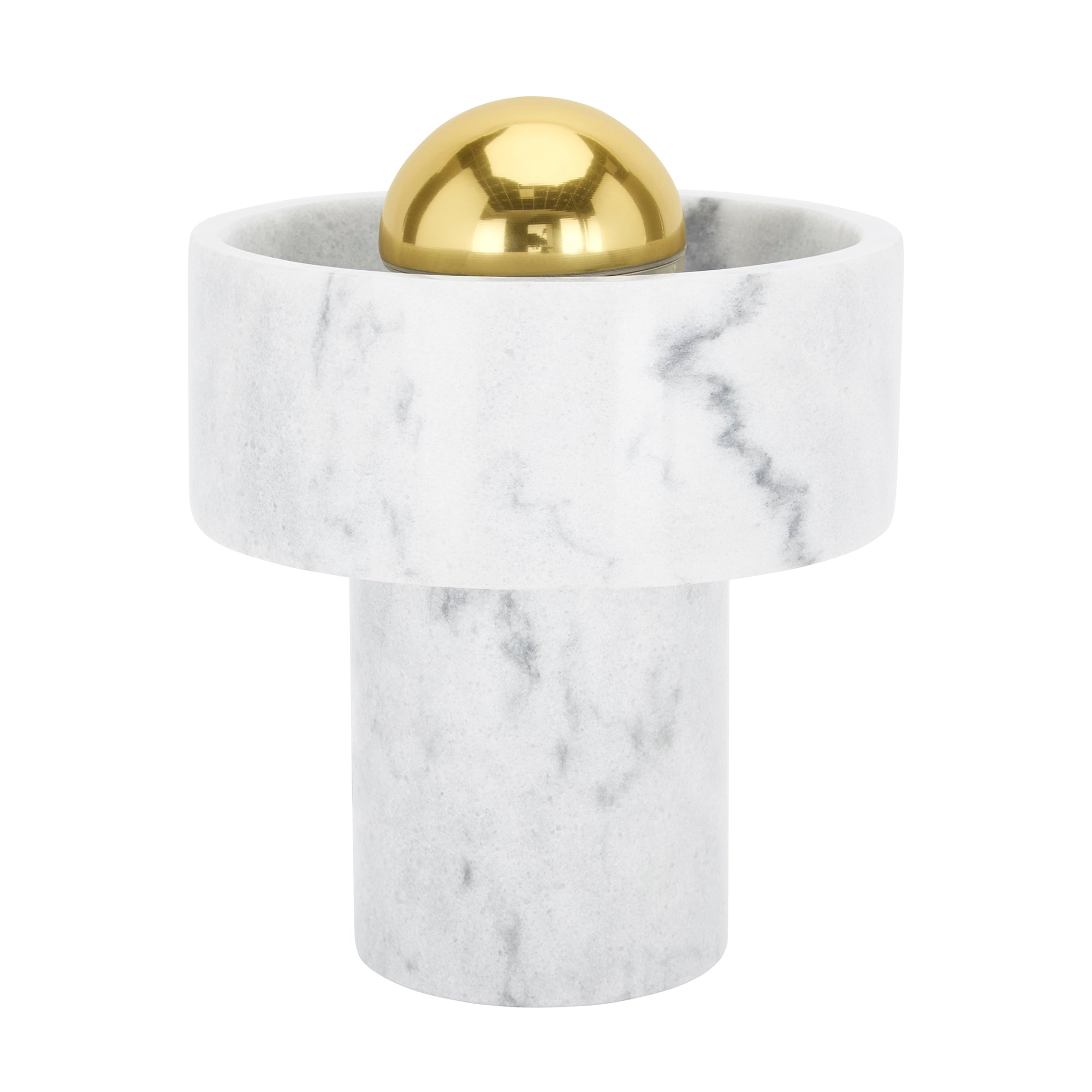 石のテーブルランプ