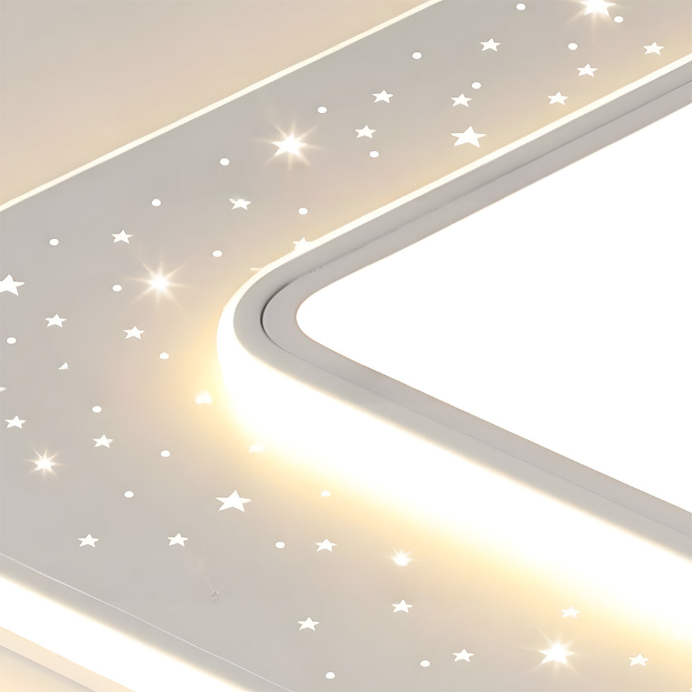 モダンな星空模様の白色LEDリビングルーム用シーリングライト