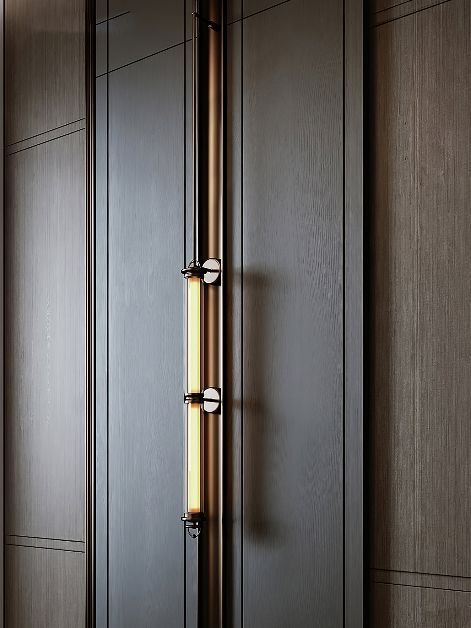 メリディアン垂直壁取り付け用燭台