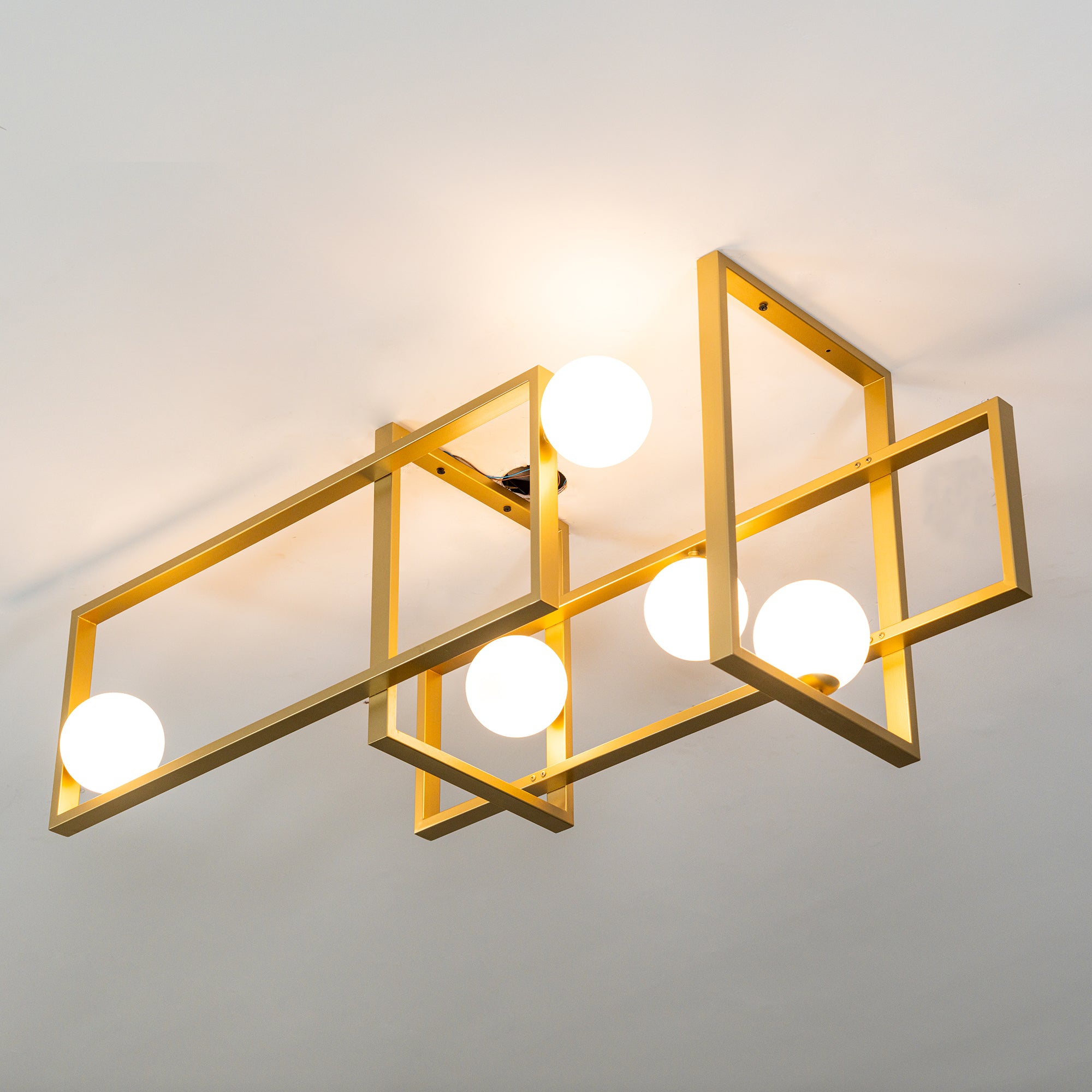 Mondrian Glass Ceiling Light