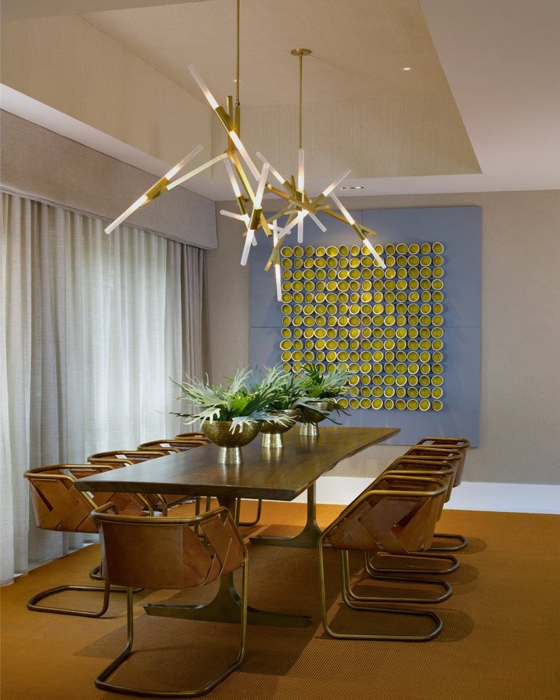 木の枝のシャンデリア