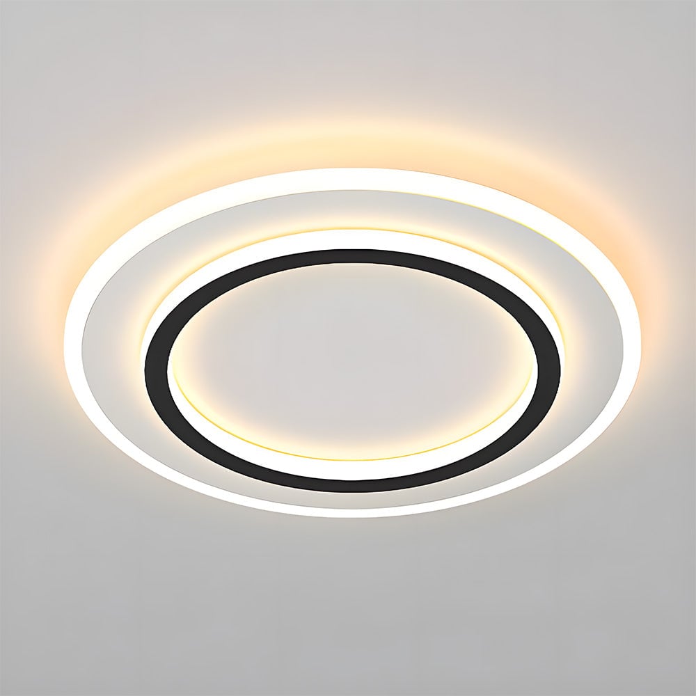 シンプルでクリエイティブなホワイトメタルLED寝室用シーリングライト