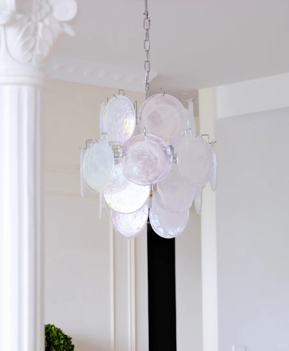 Loire Valley Glass Chandelier