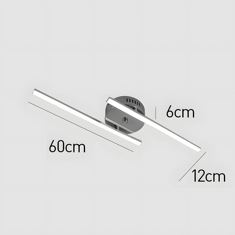 創造性のあるデザインの平行線LED寝室用シーリングライト