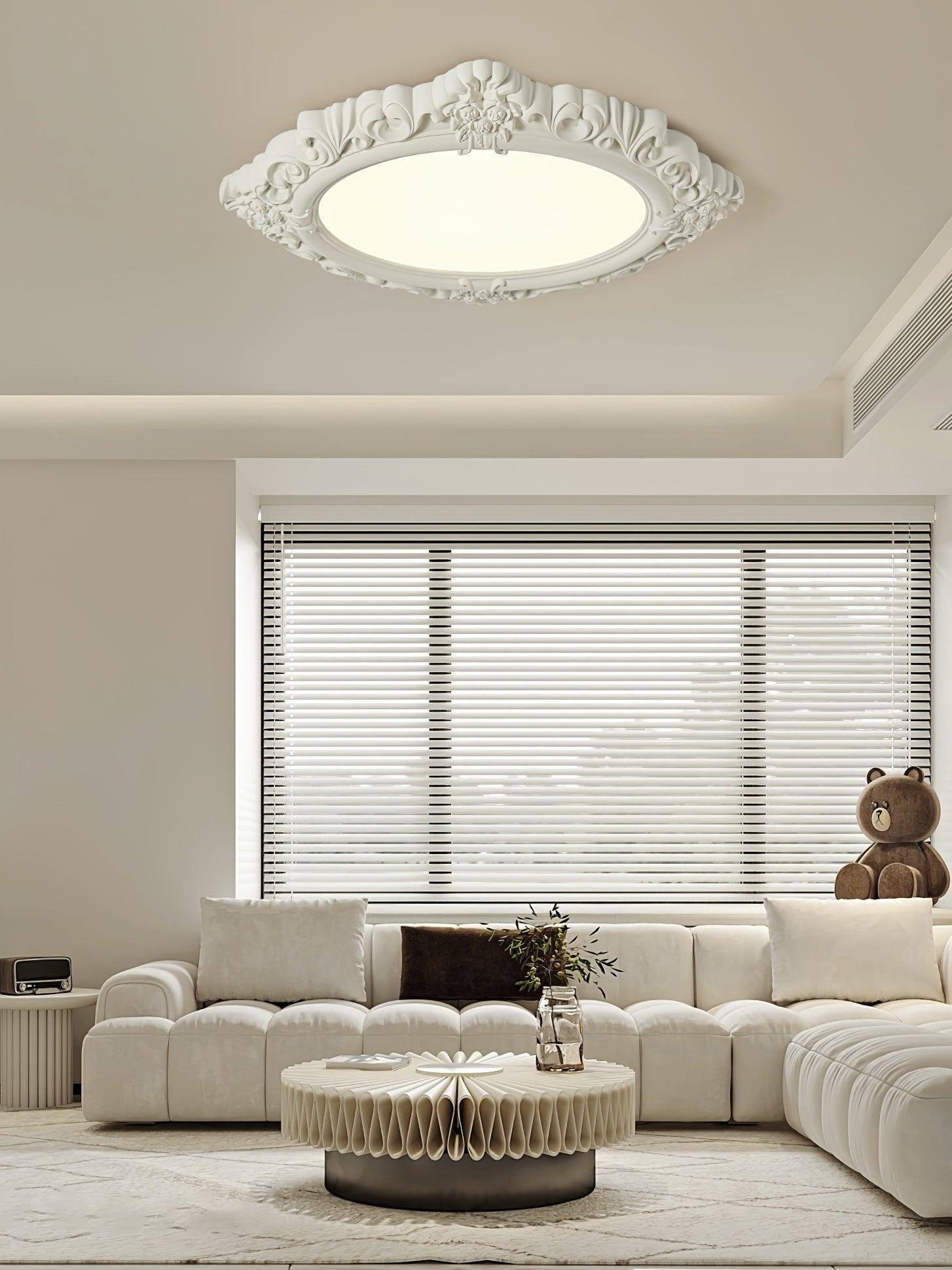 彫刻樹脂シーリングランプ