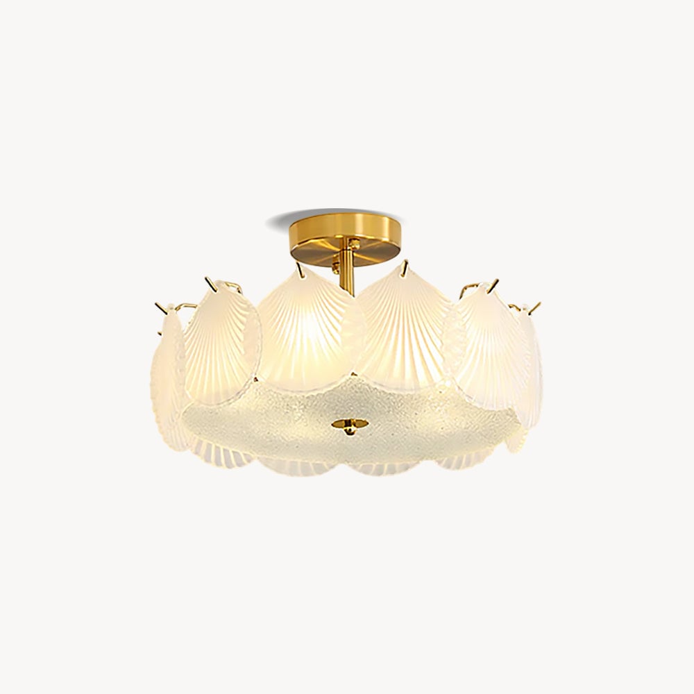 シェルガラスシャンデリア