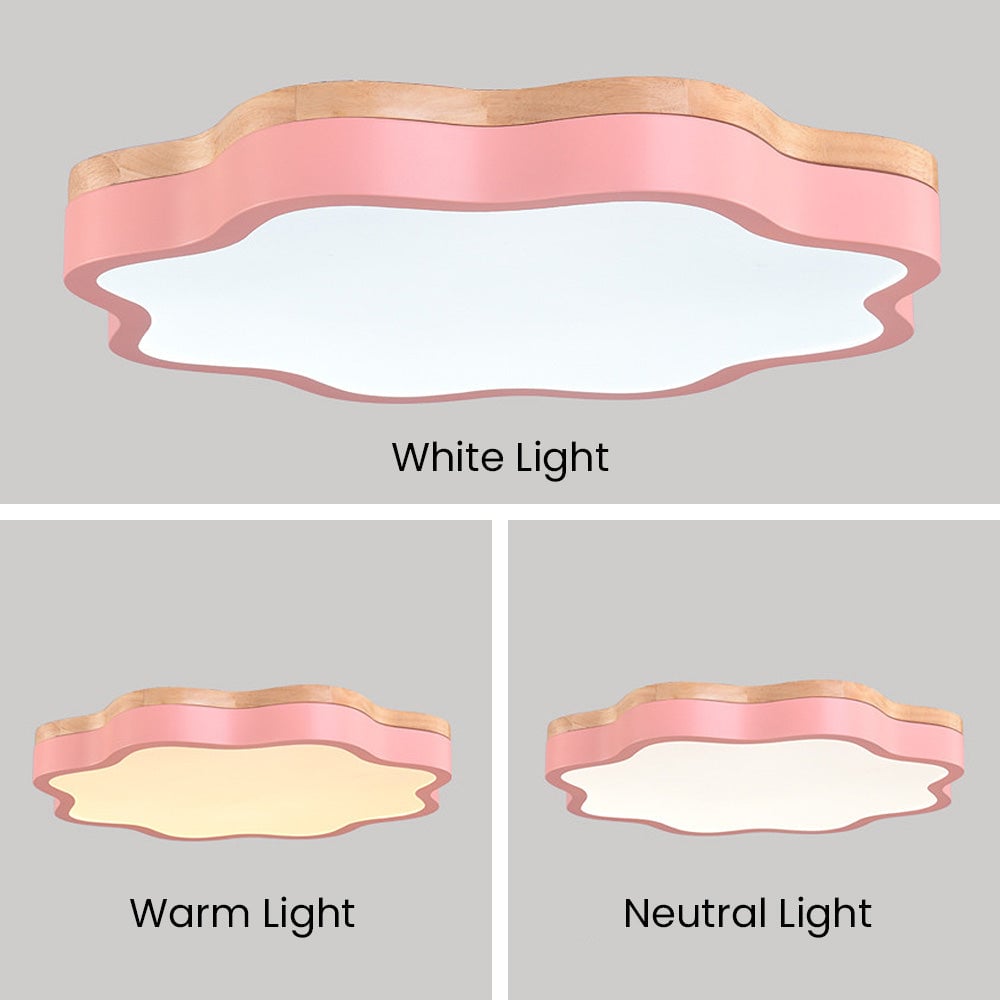 寝室用アクリルフラワーキッズLEDシーリングライト