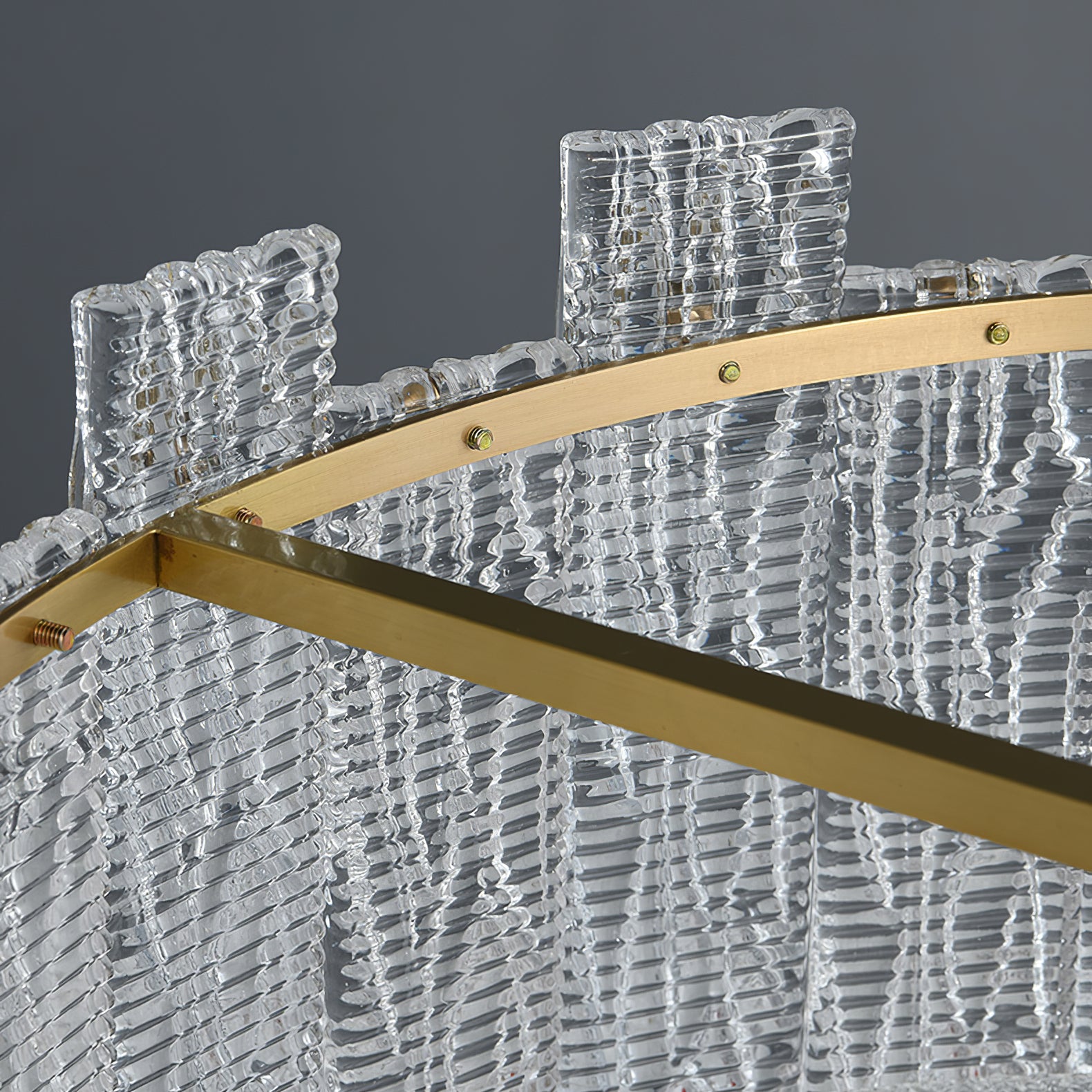 散乱ガラスの天井ランプ