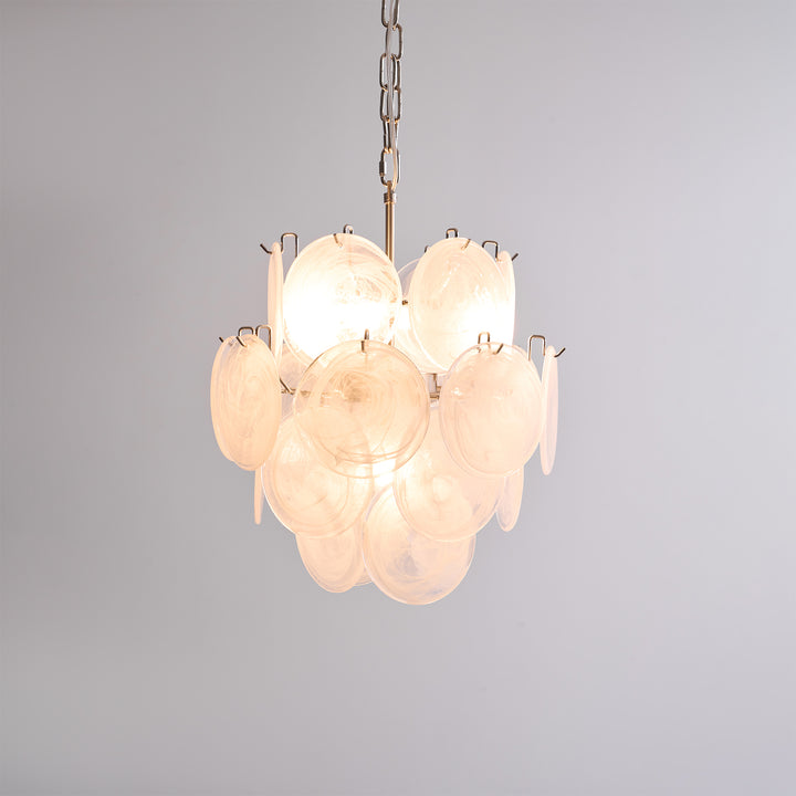 Loire Valley Glass Chandelier