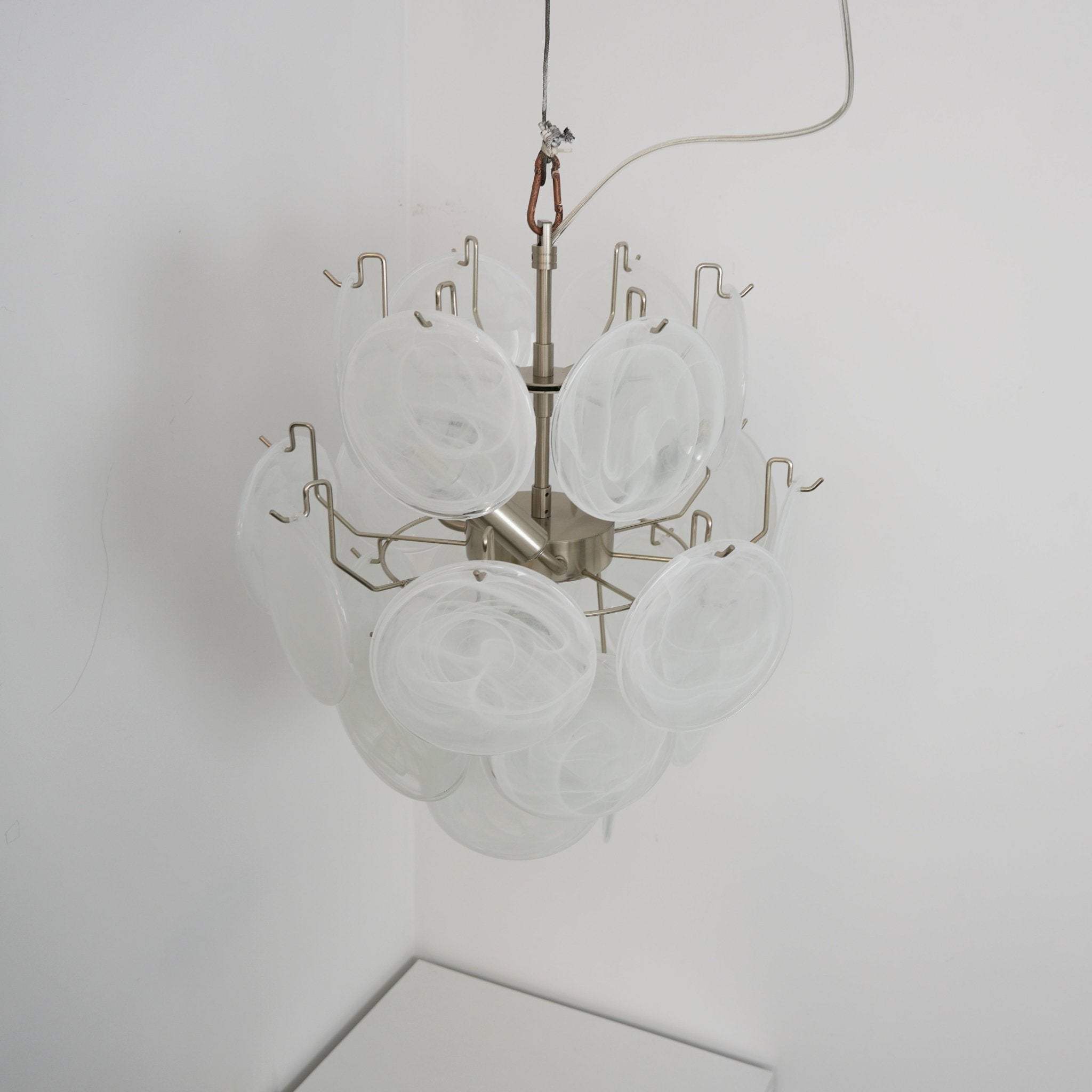 Loire Valley Glass Chandelier