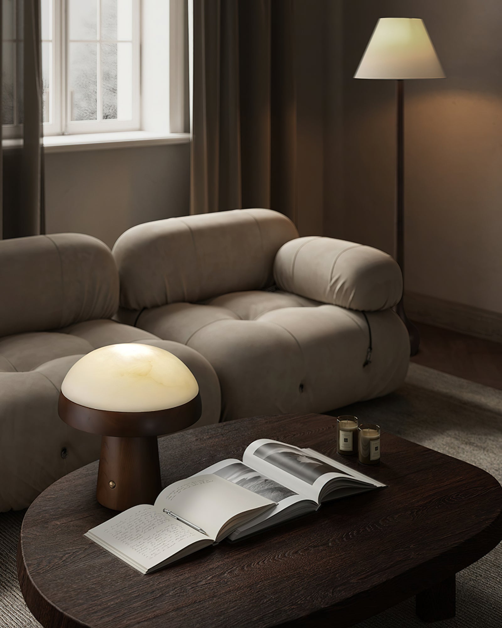 キノコ雲テーブルランプ