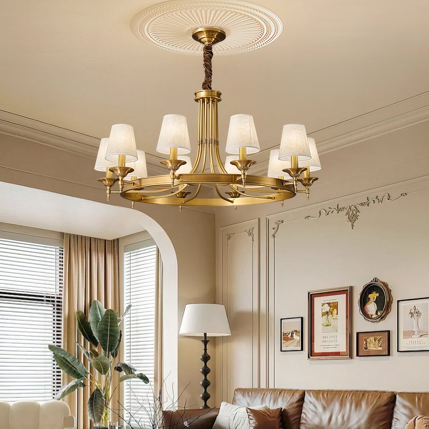 Myrna Fabric Chandelier