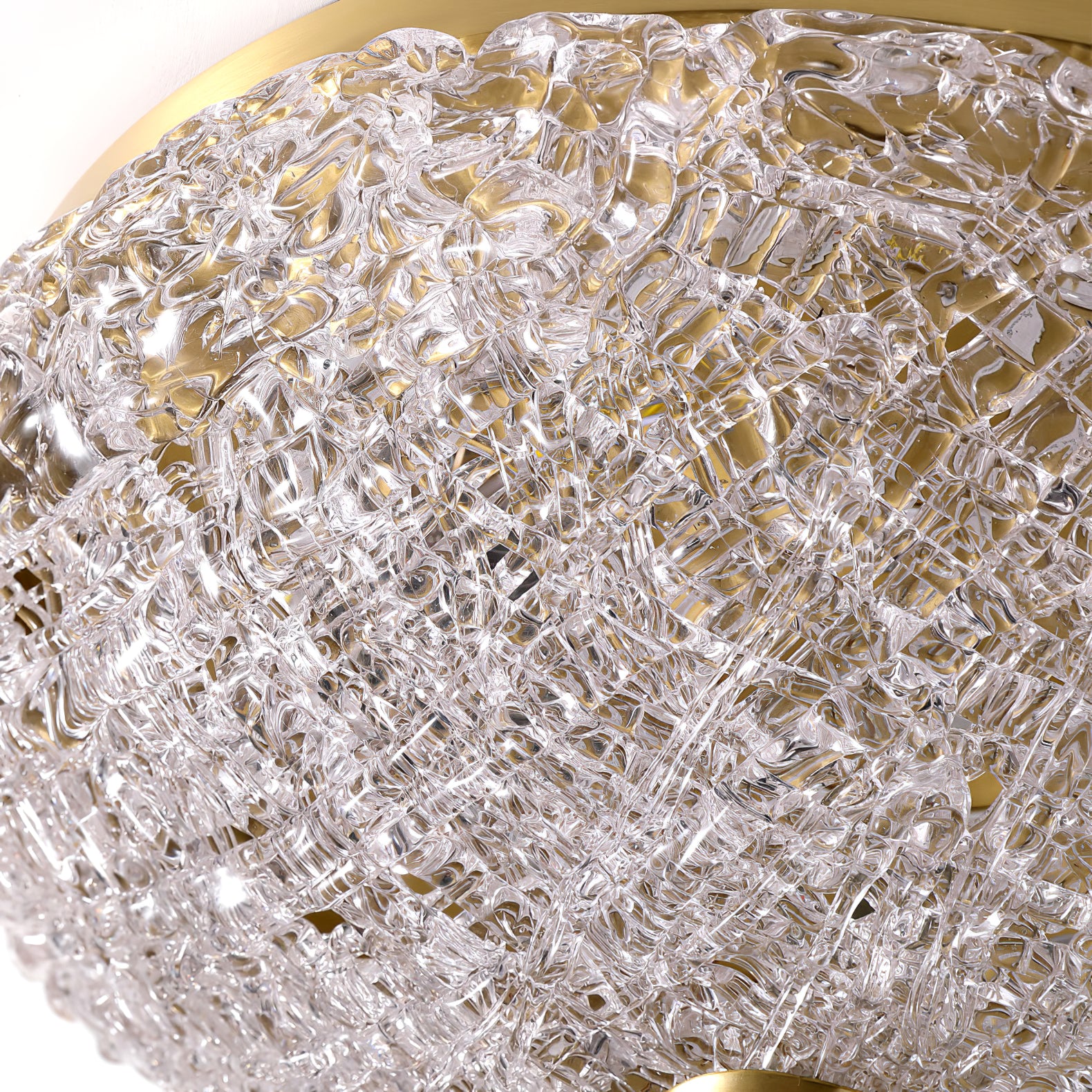 Crystal Wave Ceiling Light