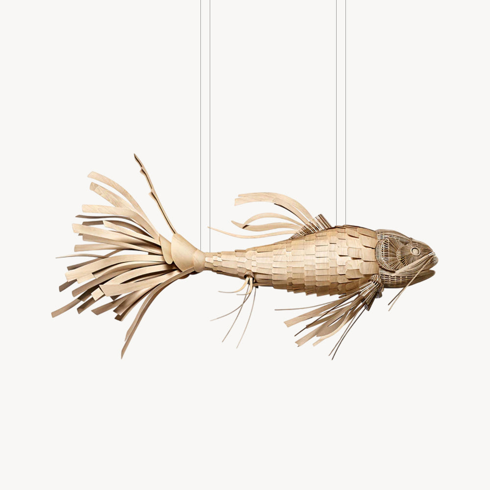 鯉のシャンデリア