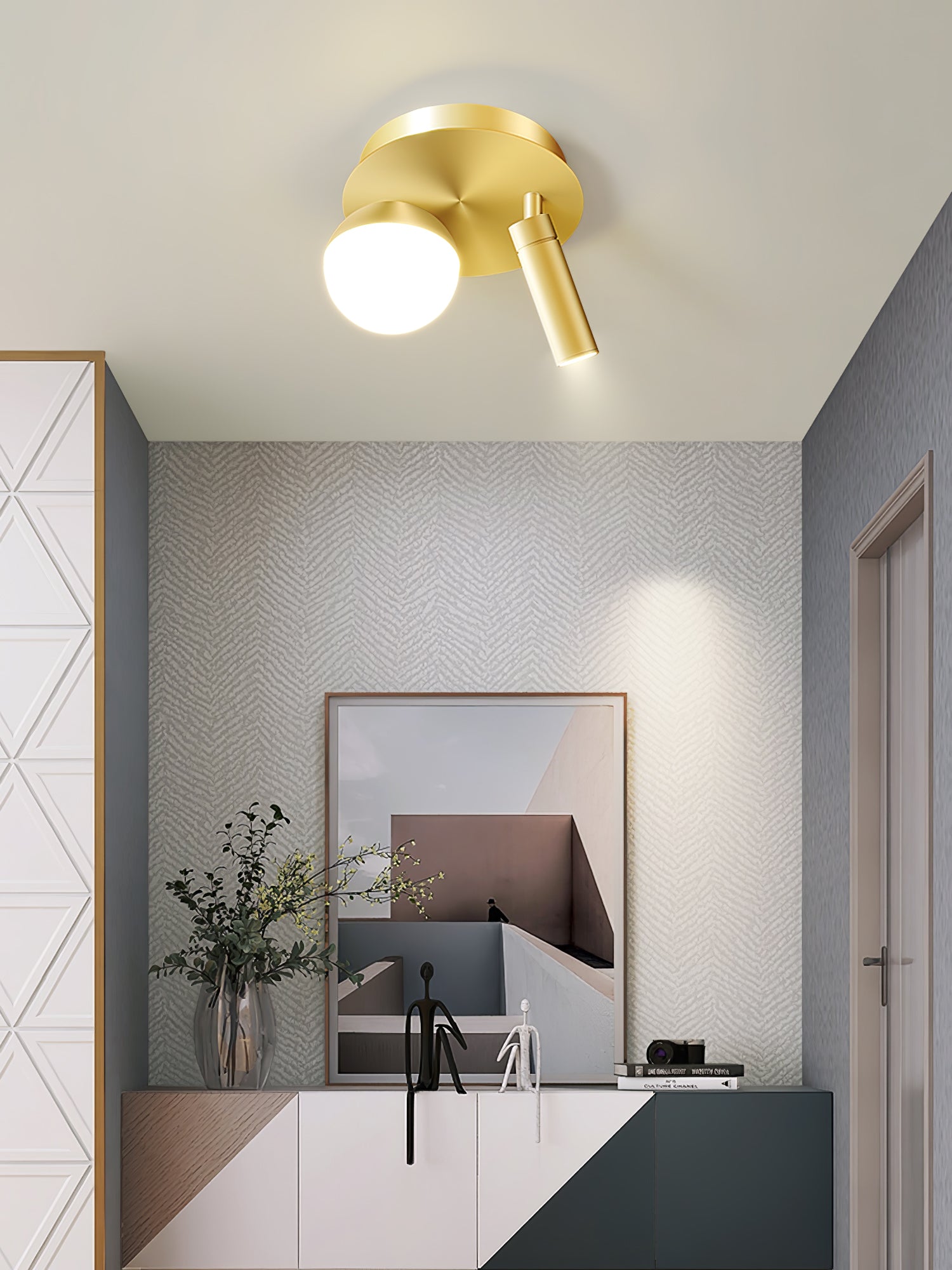 丸型スポットライト天井照明