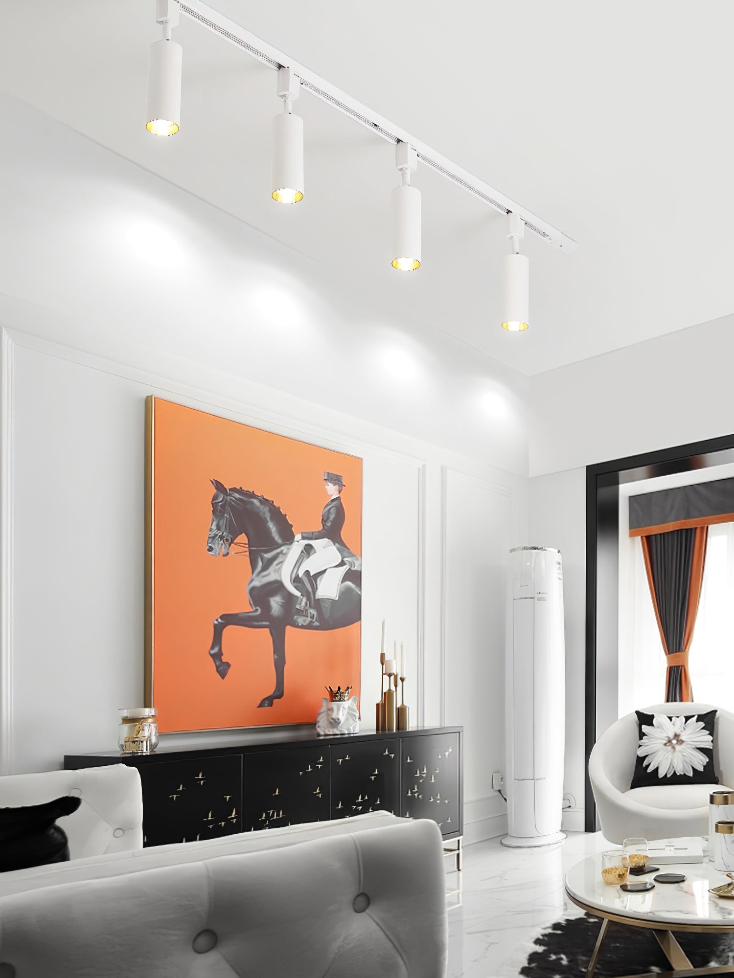 洗練されたシリンダートラックライト