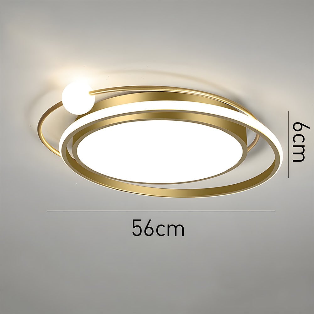 リビングルームに最適なモダンデザインのプラネットLEDシーリングライト