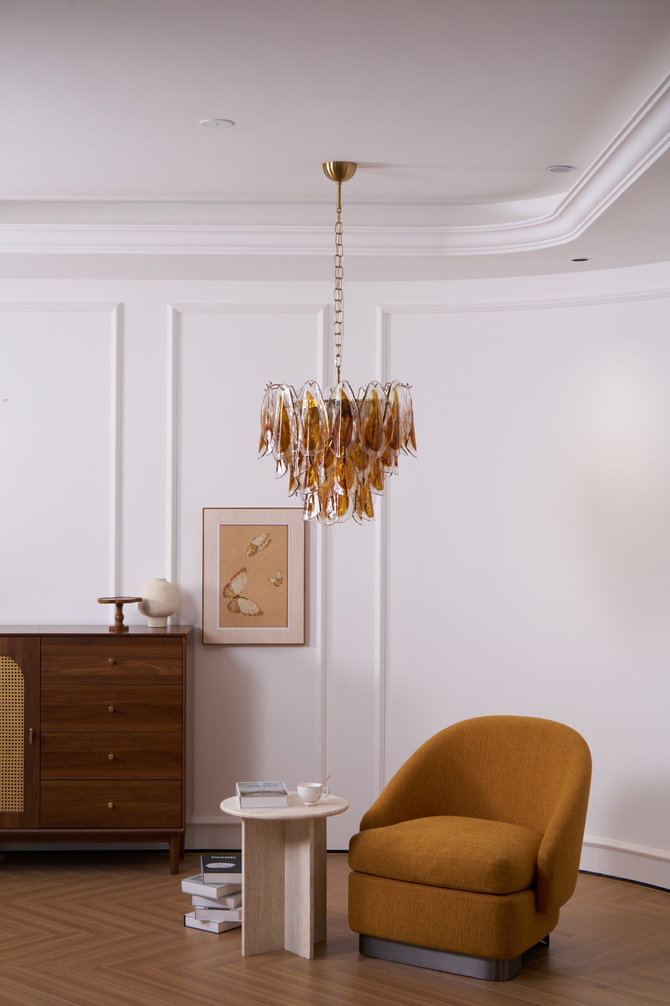 Solviva Glass Chandelier