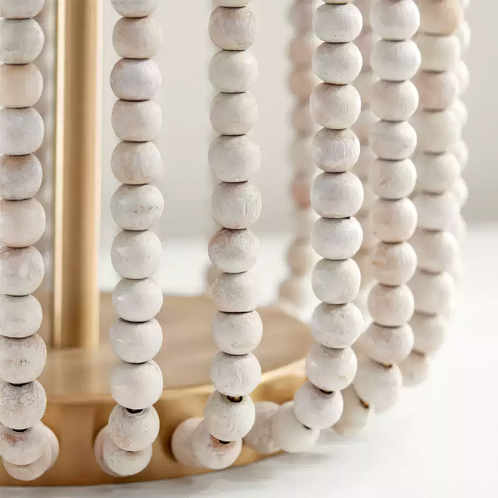 レミーウッドビーズテーブルランプ