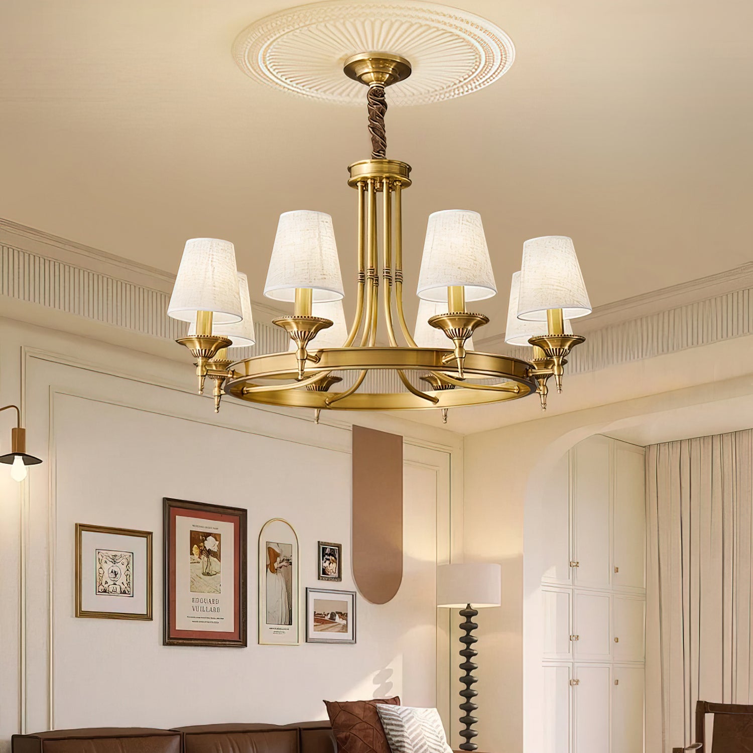 Myrna Fabric Chandelier