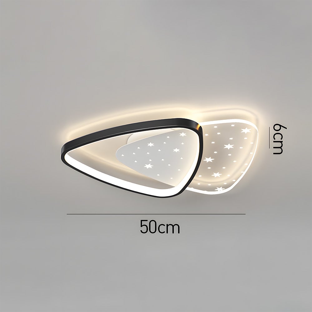 モダンミニマリスト多形アクリル寝室天井ランプ