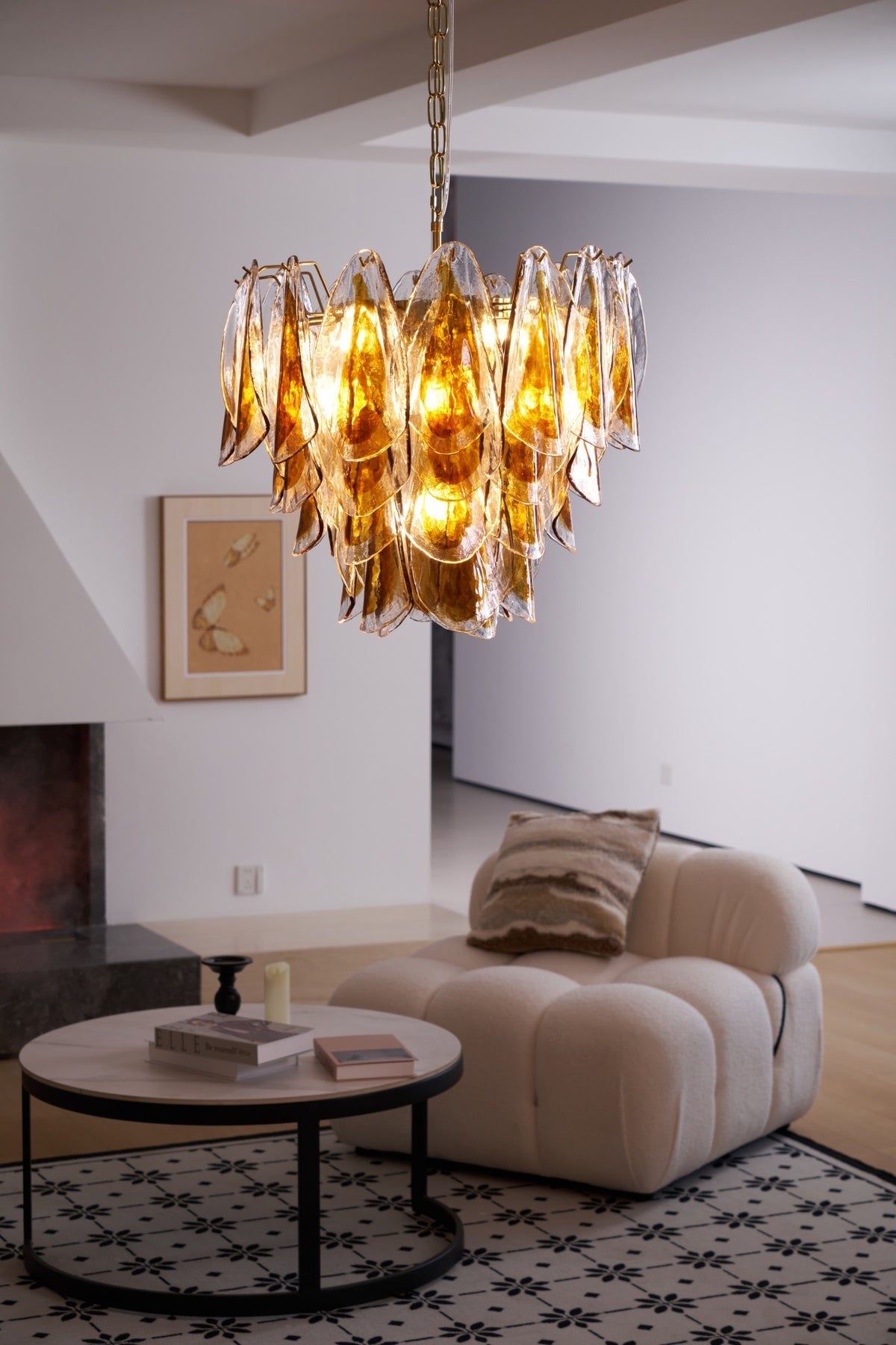 Solviva Glass Chandelier