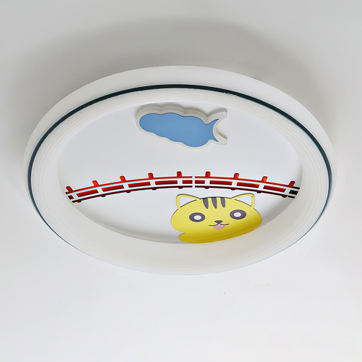 かわいい漫画の天井ランプ