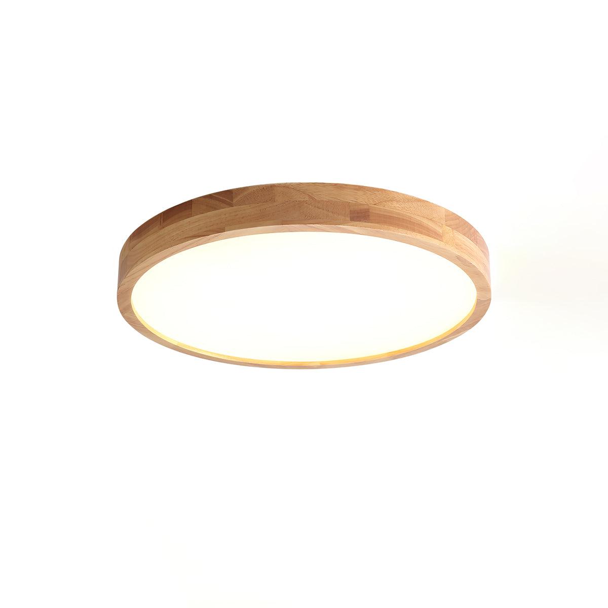 木製の幾何学的なシーリングライト