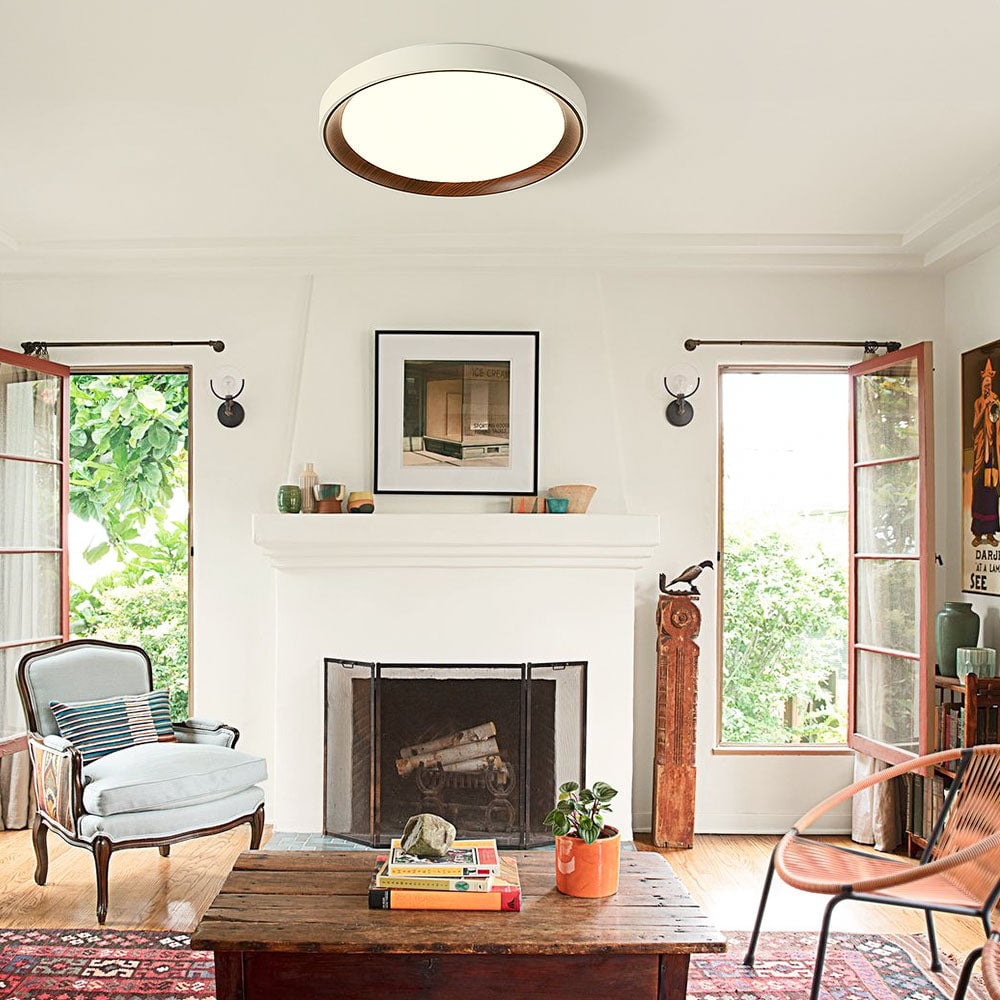 寝室用モダンなアクリル製ホワイトLEDシーリングライト