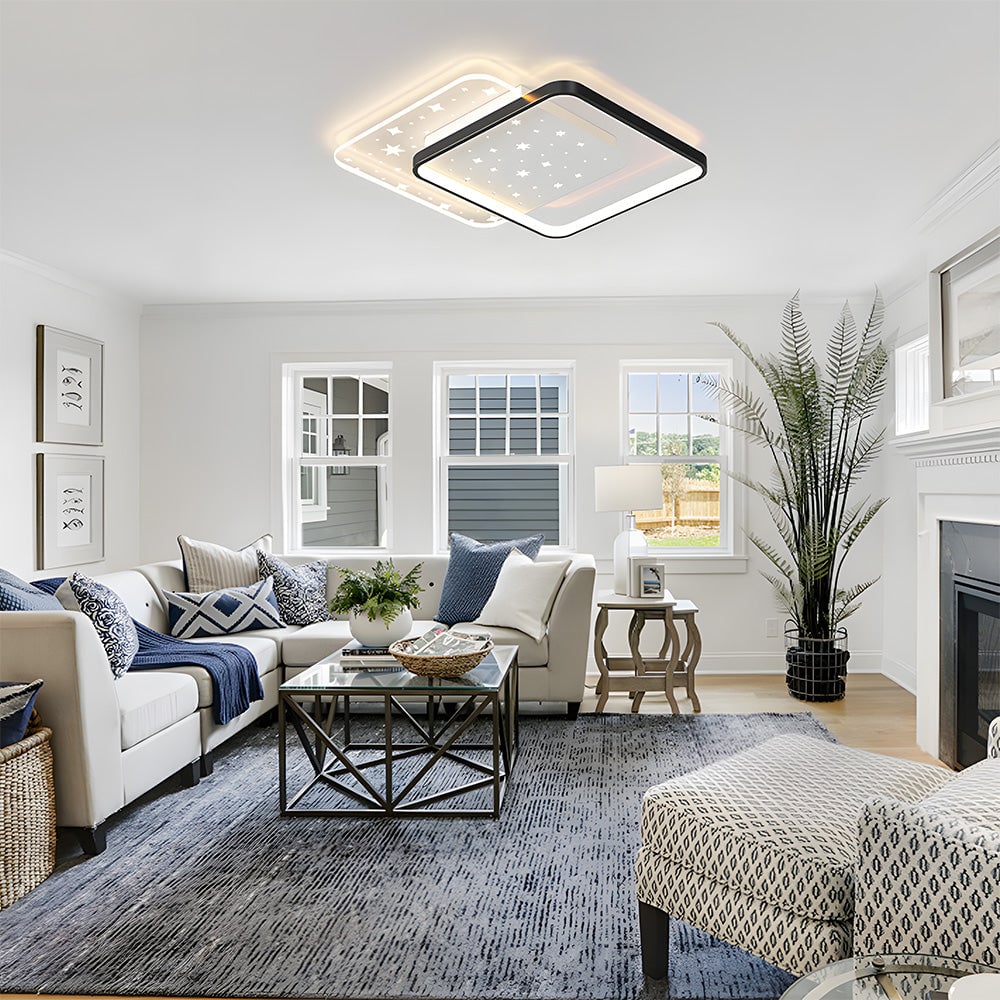 モダンミニマリスト多形アクリル寝室天井ランプ