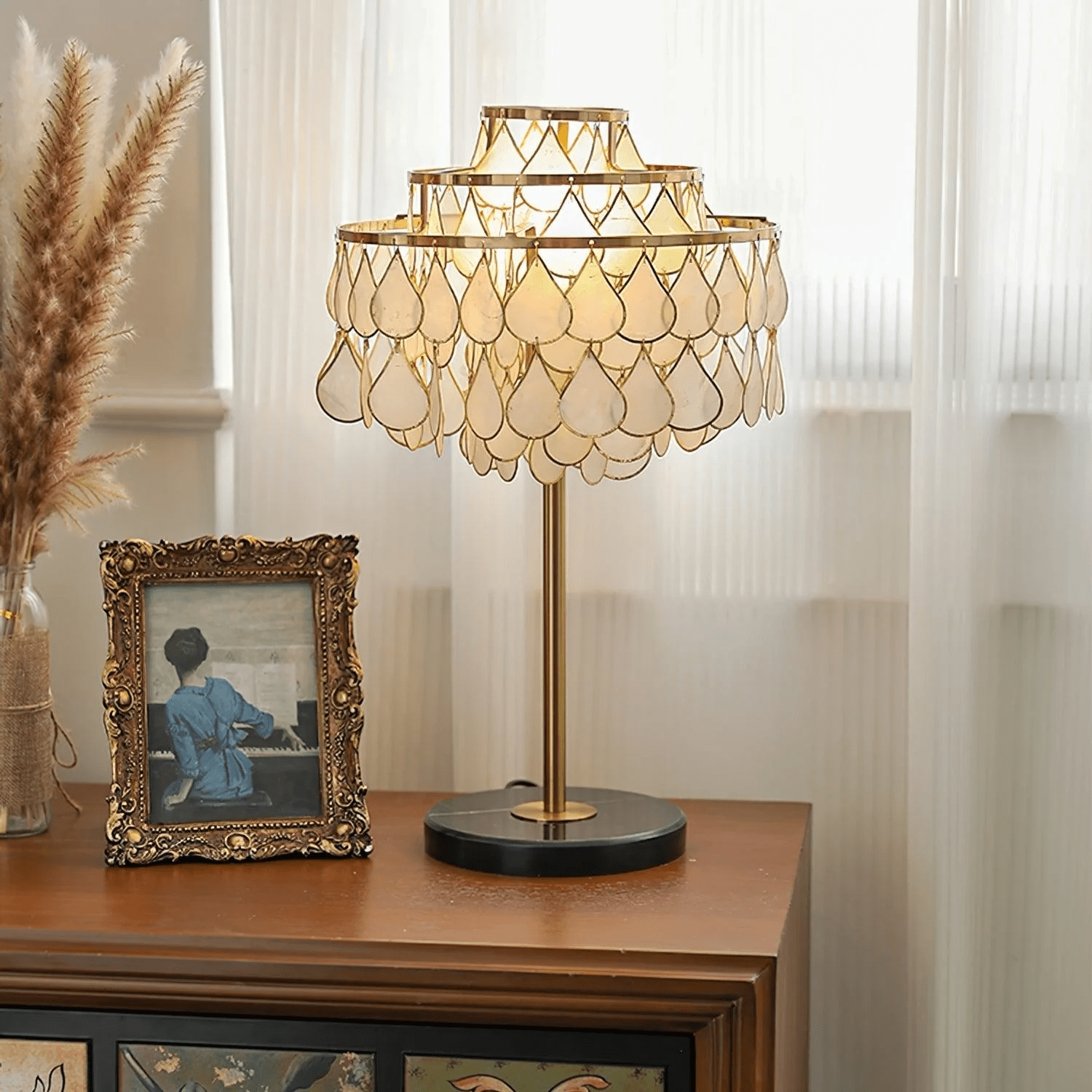 Abbington Shell Table lamp
