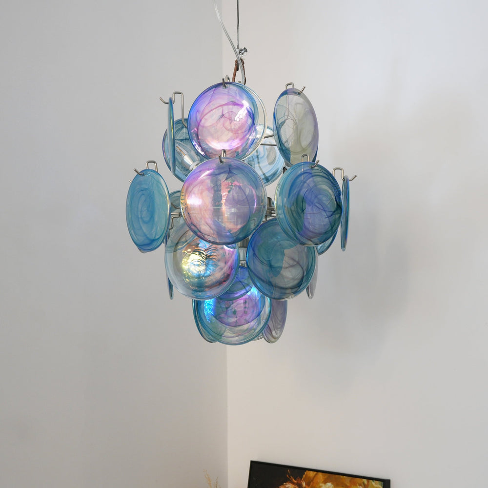 Loire Valley Glass Chandelier
