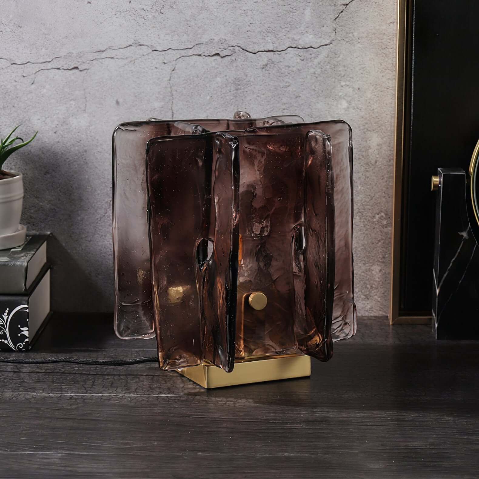 アンバービルディングブロックテーブルランプ