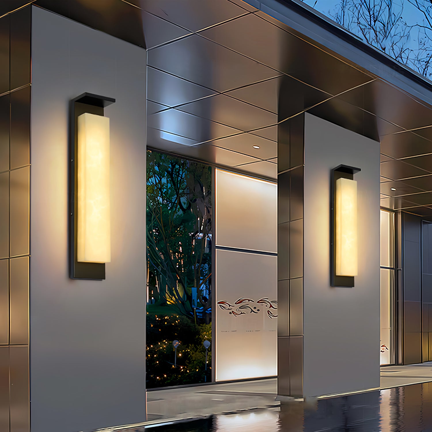 デラニー屋外ウォールライト