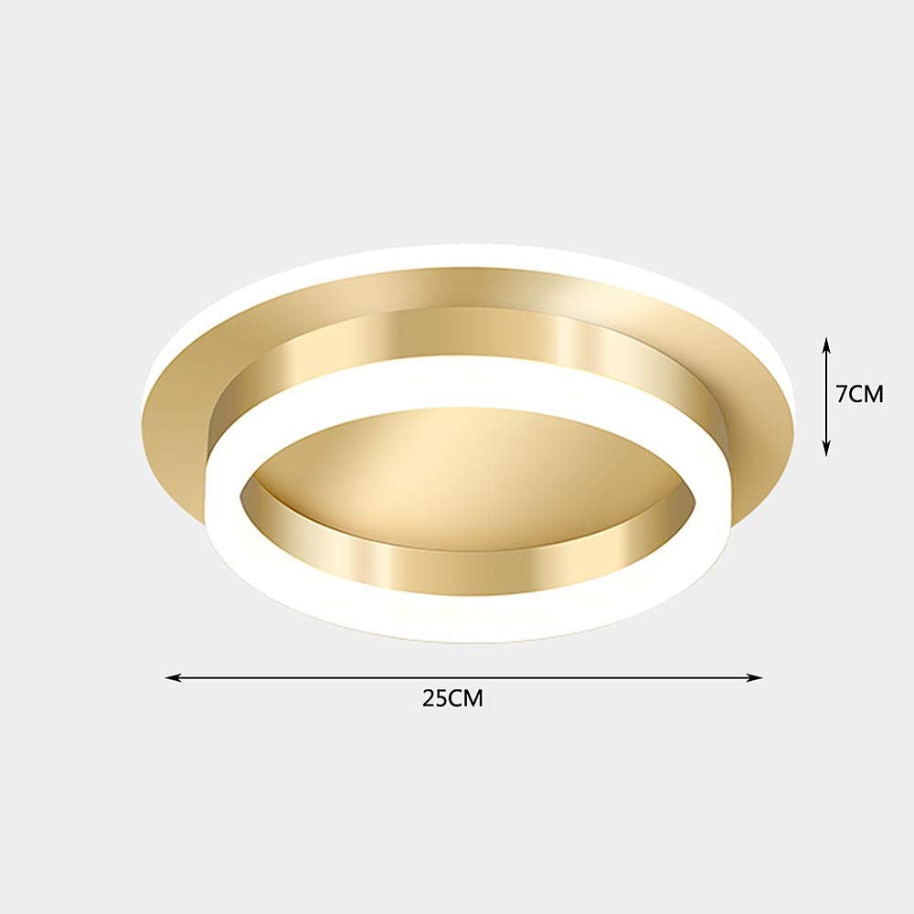 廊下用のシンプルでモダンなアクリル製シーリングランプ