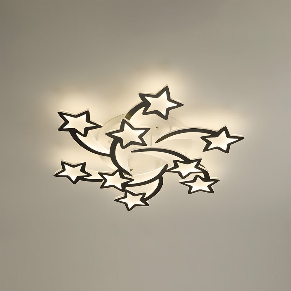 クリエイティブスターデザインリビングルームLEDシーリングライト