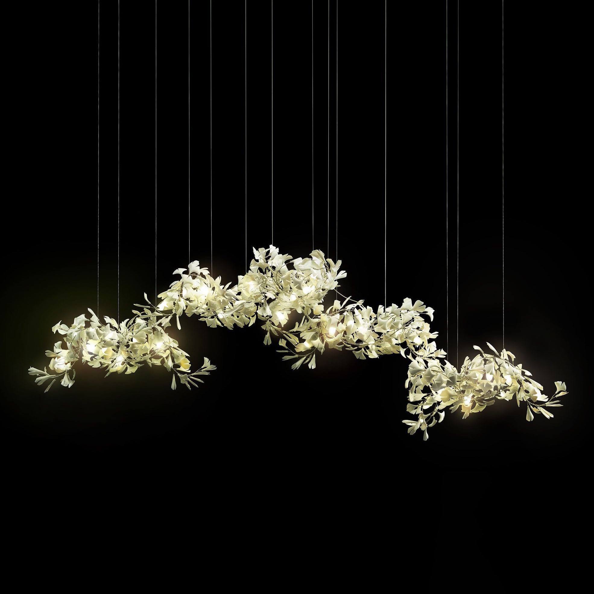 Gingko Chandelier B