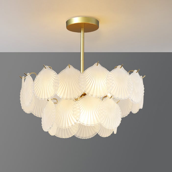 Shell Glass chandelier