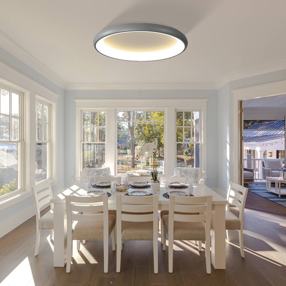 天井に近接するモダンなLEDフラッシュシーリングライト