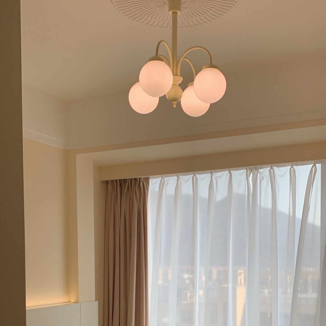 Cream Chandelier