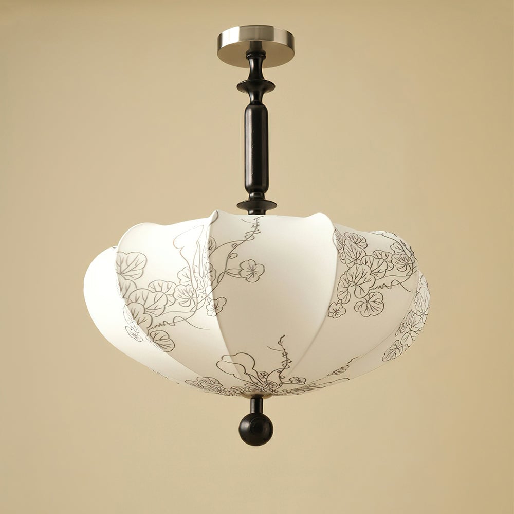 Floral Patterned Ceiling Light