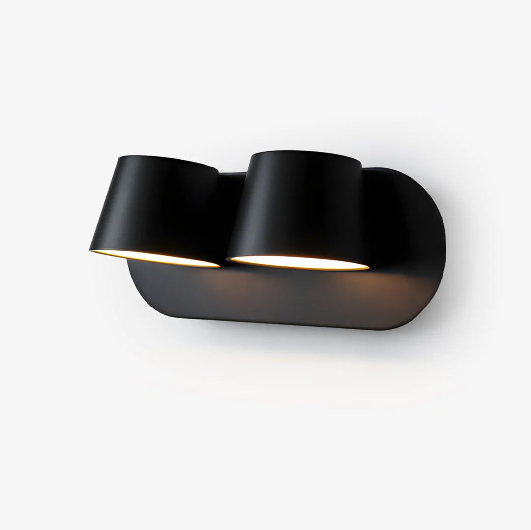 角度調節可能な読書用ウォールランプ