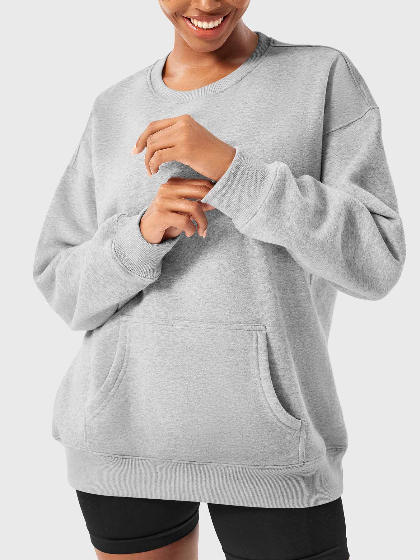 Yeoreo Jocely Oversized Fleece Sweatshirts