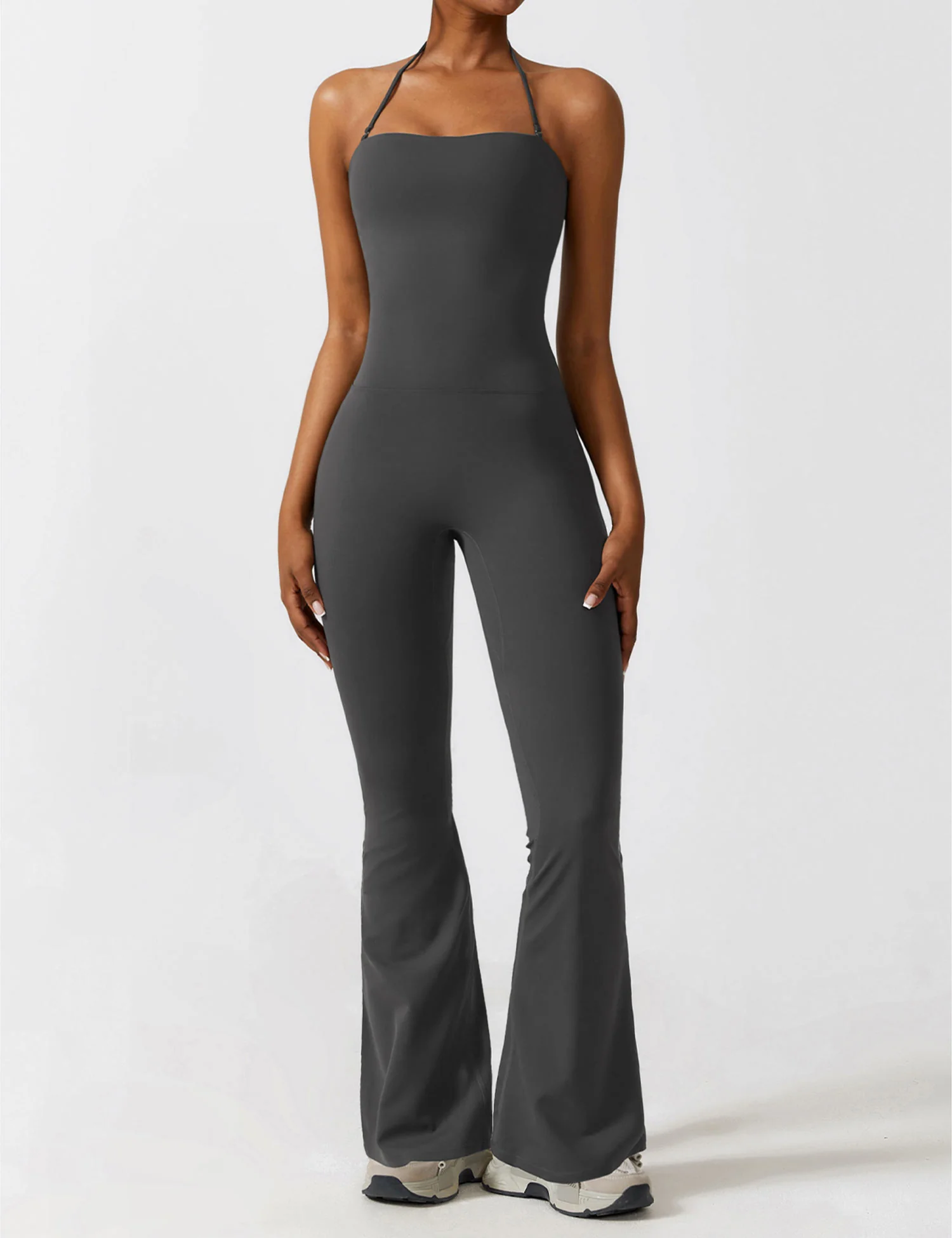 Yeoreo Halter Flared Jumpsuit