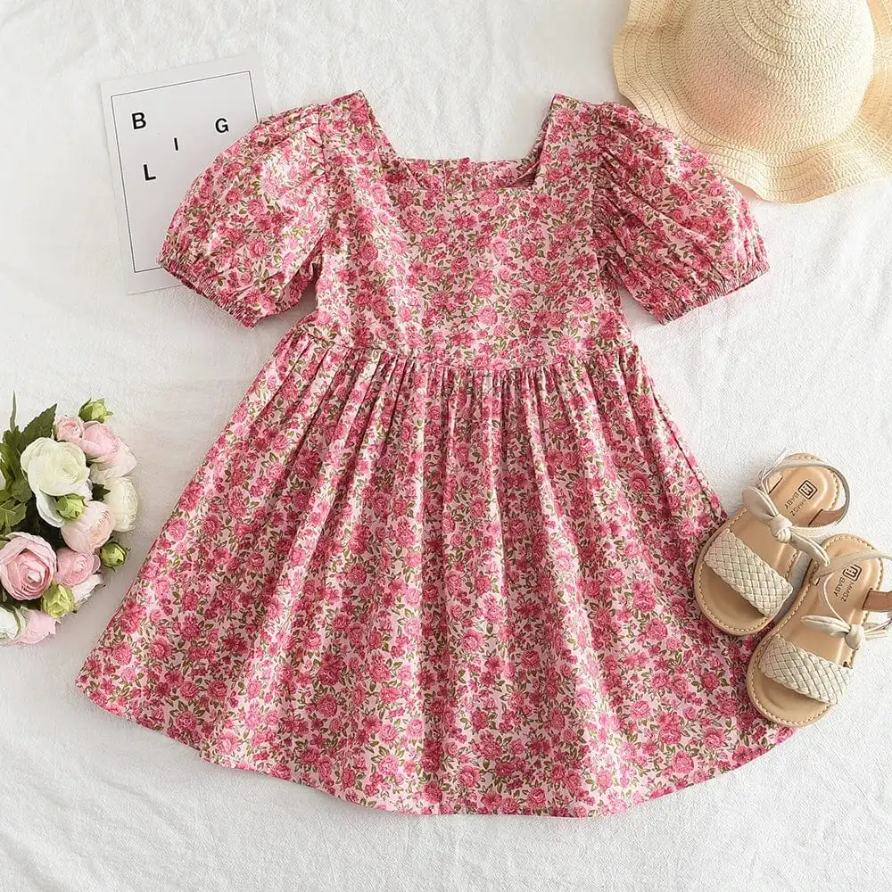 Red Summer Dress for Girls